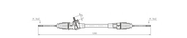 GENERAL RICAMBI FO4008 Рулевой механизм для FORD GRANADA (Форд Гранада) GENERAL RICAMBI FO4008 Рулевой механизм для FORD GRANADA (Форд Гранада)
