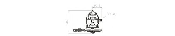 GENERAL RICAMBI WW4023 Рулевой механизм для VOLKSWAGEN KEVER (Фольксваген Кэvэр) GENERAL RICAMBI WW4023 Рулевой механизм для VOLKSWAGEN KEVER (Фольксваген Кэvэр)