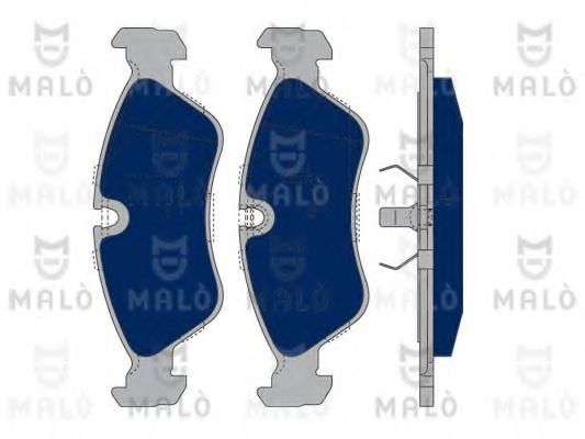 MALÒ 1050007 Тормозные колодки для DAEWOO (Дэу) MALÒ 1050007 Тормозные колодки для DAEWOO (Дэу)