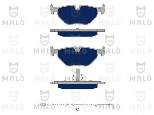 MALÒ 1050016 Тормозные колодки для BMW (Бмв) MALÒ 1050016 Тормозные колодки для BMW (Бмв)
