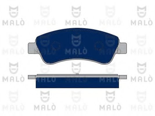 MALÒ 1050038 Тормозные колодки для PEUGEOT 207 (Пежо 207) MALÒ 1050038 Тормозные колодки для PEUGEOT 207 (Пежо 207)