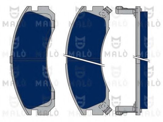 MALÒ 1050046 Тормозные колодки для MITSUBISHI COLT/RODEO (Митсубиши/митсубиси Cолт/родэо) MALÒ 1050046 Тормозные колодки для MITSUBISHI COLT/RODEO (Митсубиши/митсубиси Cолт/родэо)