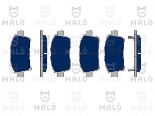 MALÒ 1050097 Тормозные колодки для TOYOTA COROLLA VERSO (Тойота/тоета Королла версо) MALÒ 1050097 Тормозные колодки для TOYOTA COROLLA VERSO (Тойота/тоета Королла версо)