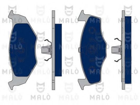 MALÒ 1050115 Тормозные колодки для VOLKSWAGEN (Фольксваген) MALÒ 1050115 Тормозные колодки для VOLKSWAGEN (Фольксваген)