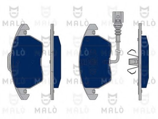 MALÒ 1050150 Тормозные колодки для AUDI TT (Ауди Тт) MALÒ 1050150 Тормозные колодки для AUDI TT (Ауди Тт)
