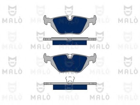 MALÒ 1050162 Тормозные колодки для BMW 3 (Бмв 3) MALÒ 1050162 Тормозные колодки для BMW 3 (Бмв 3)