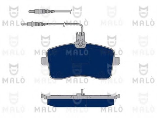 MALÒ 1050179 Тормозные колодки для PEUGEOT 407 (Пежо 407) MALÒ 1050179 Тормозные колодки для PEUGEOT 407 (Пежо 407)