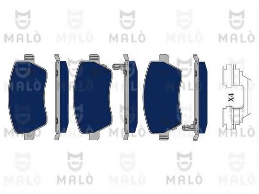 MALÒ 1050204 Тормозные колодки для SUZUKI (Сузуки) MALÒ 1050204 Тормозные колодки для SUZUKI (Сузуки)