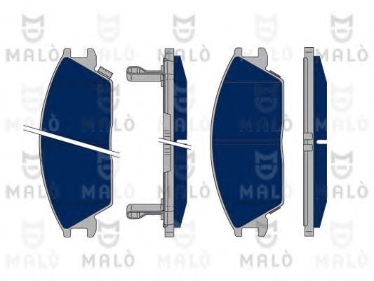 MALÒ 1050311 Тормозные колодки для HYUNDAI EXCEL (Хендай Эxcэл) MALÒ 1050311 Тормозные колодки для HYUNDAI EXCEL (Хендай Эxcэл)