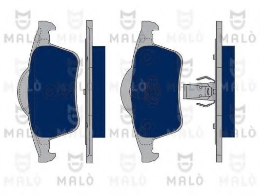 MALÒ 1050327 Тормозные колодки для PEUGEOT 207 (Пежо 207) MALÒ 1050327 Тормозные колодки для PEUGEOT 207 (Пежо 207)