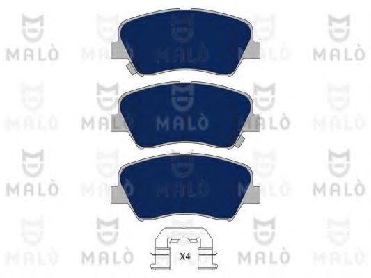 MALÒ 1050969 Тормозные колодки для HYUNDAI (Хендай) MALÒ 1050969 Тормозные колодки для HYUNDAI (Хендай)