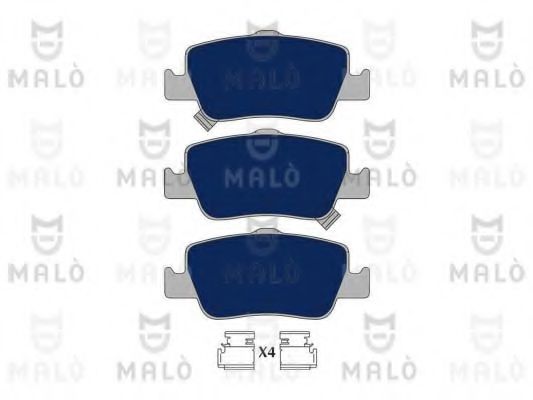 MALÒ 1051015 Тормозные колодки для TOYOTA AURIS ING SPORTS (Тойота/тоета Аурис спорт) MALÒ 1051015 Тормозные колодки для TOYOTA AURIS ING SPORTS (Тойота/тоета Аурис спорт)