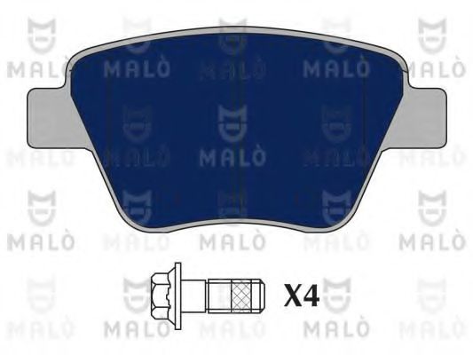 MALÒ 1051082 Тормозные колодки для SKODA SUPERB (Шкода Суперб) MALÒ 1051082 Тормозные колодки для SKODA SUPERB (Шкода Суперб)