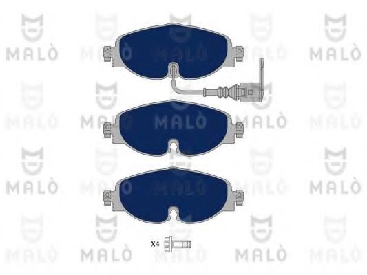 MALÒ 1051093 Тормозные колодки для VOLKSWAGEN (Фольксваген) MALÒ 1051093 Тормозные колодки для VOLKSWAGEN (Фольксваген)