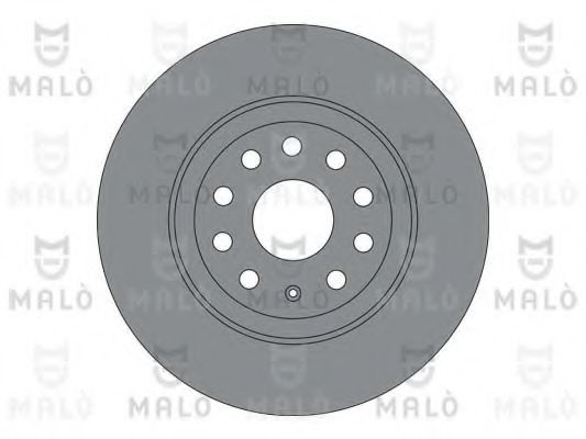 MALÒ 1110224 Тормозной диск для VOLKSWAGEN (Фольксваген)
