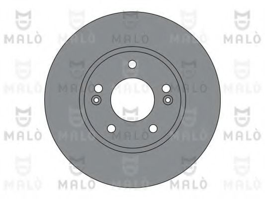 MALÒ 1110342 Тормозной диск для KIA (Киа) MALÒ 1110342 Тормозной диск для KIA (Киа)
