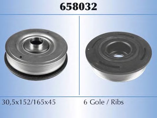 MALÒ 658032 Ременный шкив, коленчатый вал для RENAULT AVANTIME (Рено Аvантимэ) MALÒ 658032 Ременный шкив, коленчатый вал для RENAULT AVANTIME (Рено Аvантимэ)