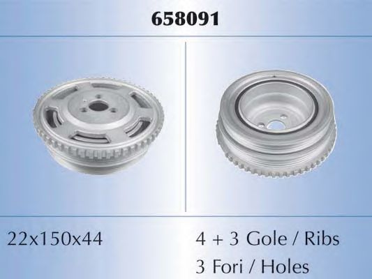 MALÒ 658091 Ременный шкив, коленчатый вал для LANCIA (Лансиа/лянча) MALÒ 658091 Ременный шкив, коленчатый вал для LANCIA (Лансиа/лянча)