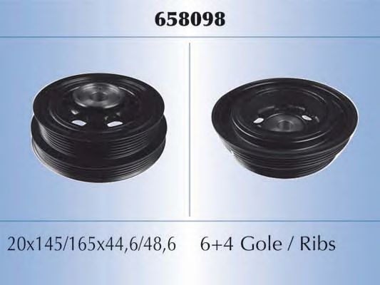 MALÒ 658098 Ременный шкив, коленчатый вал для FIAT DUCATO (Фиат Дукато) MALÒ 658098 Ременный шкив, коленчатый вал для FIAT DUCATO (Фиат Дукато)