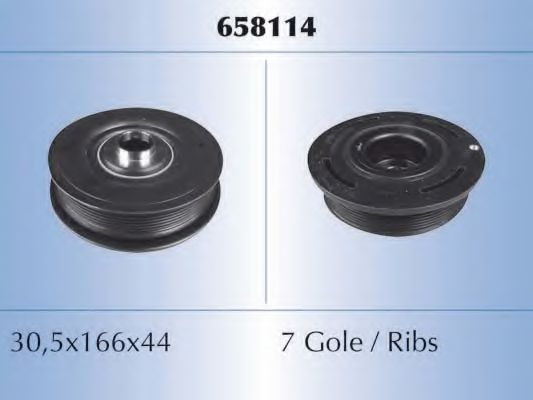 MALÒ 658114 Ременный шкив, коленчатый вал для OPEL (Опель) MALÒ 658114 Ременный шкив, коленчатый вал для OPEL (Опель)