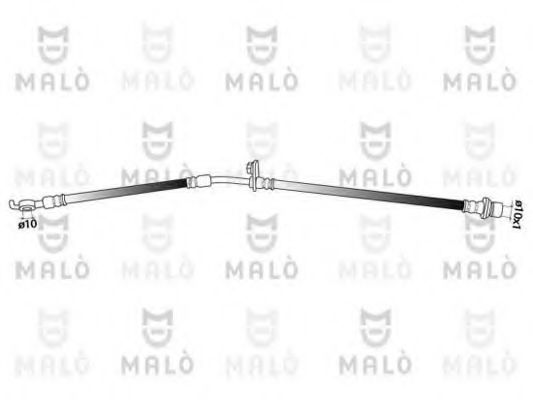 MALÒ 80889 Тормозной шланг для TOYOTA VITZ (Тойота/тоета Vитз) MALÒ 80889 Тормозной шланг для TOYOTA VITZ (Тойота/тоета Vитз)