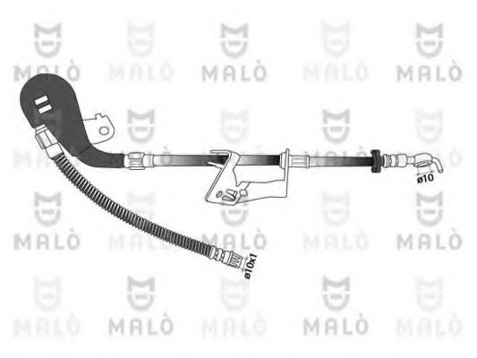 MALÒ 80952 Тормозной шланг для PEUGEOT 407 (Пежо 407) MALÒ 80952 Тормозной шланг для PEUGEOT 407 (Пежо 407)