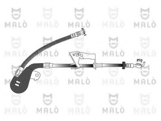 MALÒ 80953 Тормозной шланг для PEUGEOT 407 (Пежо 407) MALÒ 80953 Тормозной шланг для PEUGEOT 407 (Пежо 407)