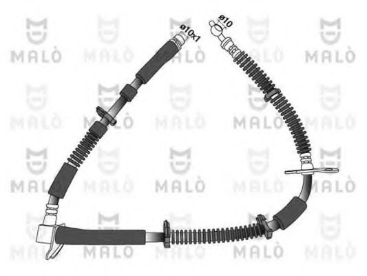 MALÒ 81010 Тормозной шланг для TOYOTA IQ (Тойота/тоета Иq) MALÒ 81010 Тормозной шланг для TOYOTA IQ (Тойота/тоета Иq)