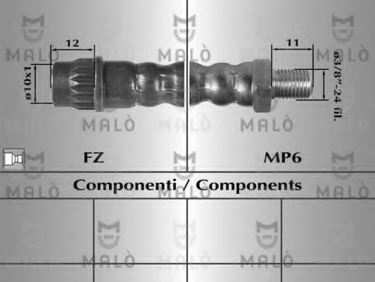 MALÒ 8399 Шланг сцепления 