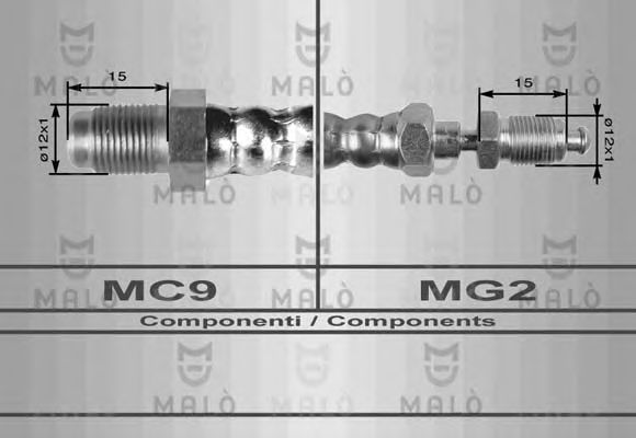 MALÒ 8440 Шланг сцепления 