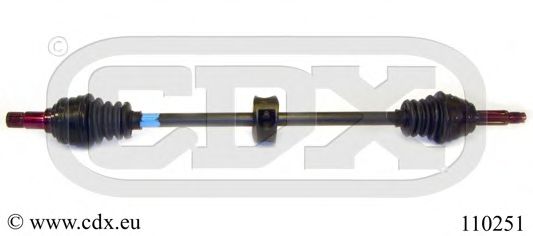 CDX 110251 Приводной вал для FORD FIESTA (Форд Фиэста) CDX 110251 Приводной вал для FORD FIESTA (Форд Фиэста)
