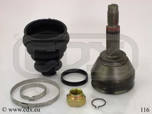 CDX 116 Шарнирный комплект, приводной вал для SEAT (Сеат) CDX 116 Шарнирный комплект, приводной вал для SEAT (Сеат)