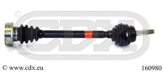 CDX 160980 Приводной вал для AUDI FOX (Ауди Фоx) CDX 160980 Приводной вал для AUDI FOX (Ауди Фоx)
