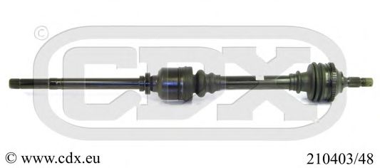 CDX 210403/48 Приводной вал для CITROëN (Cитроëн) CDX 210403/48 Приводной вал для CITROëN (Cитроëн)