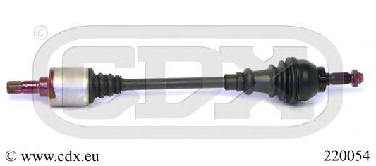 CDX 220054 Приводной вал для PEUGEOT (Пежо) CDX 220054 Приводной вал для PEUGEOT (Пежо)