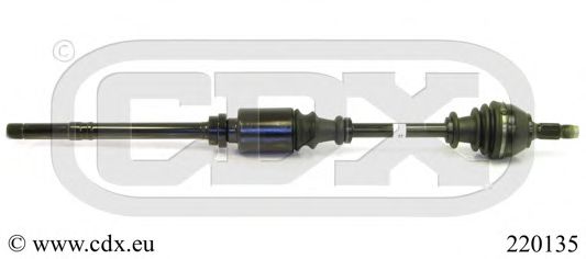 CDX 220135 Приводной вал для PEUGEOT 306 (Пежо 306) CDX 220135 Приводной вал для PEUGEOT 306 (Пежо 306)