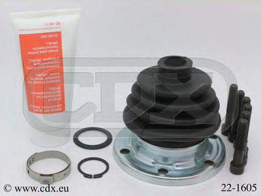 CDX 22-1605 Комплект пылника, приводной вал для AUDI 100 (Ауди 100) CDX 22-1605 Комплект пылника, приводной вал для AUDI 100 (Ауди 100)