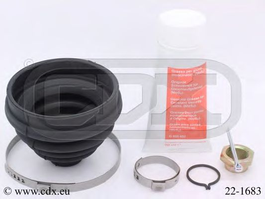 CDX 22-1683 Комплект пылника, приводной вал для AUDI 100 (Ауди 100) CDX 22-1683 Комплект пылника, приводной вал для AUDI 100 (Ауди 100)