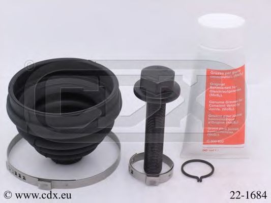 CDX 22-1684 Комплект пылника, приводной вал для AUDI V8 (Ауди V8) CDX 22-1684 Комплект пылника, приводной вал для AUDI V8 (Ауди V8)