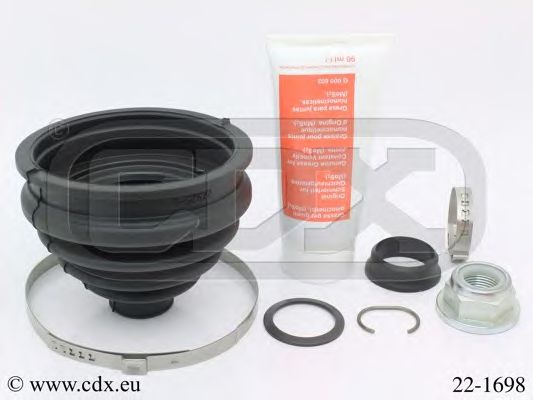 CDX 22-1698 Комплект пылника, приводной вал для VOLKSWAGEN (Фольксваген) CDX 22-1698 Комплект пылника, приводной вал для VOLKSWAGEN (Фольксваген)