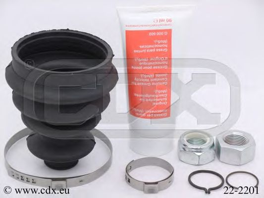 CDX 22-2201 Комплект пылника, приводной вал для PEUGEOT 205 I (Пежо 205 и) CDX 22-2201 Комплект пылника, приводной вал для PEUGEOT 205 I (Пежо 205 и)