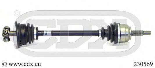 CDX 230569 Приводной вал для RENAULT KANGOO RAPID (Рено Кангу рапид) CDX 230569 Приводной вал для RENAULT KANGOO RAPID (Рено Кангу рапид)