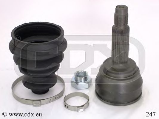 CDX 247 Шарнирный комплект, приводной вал 