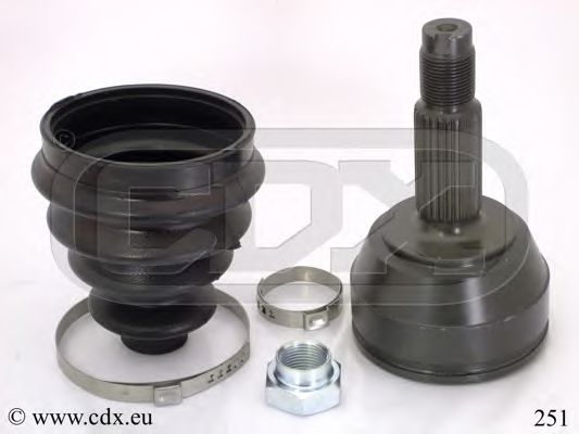CDX 251 Шарнирный комплект, приводной вал 