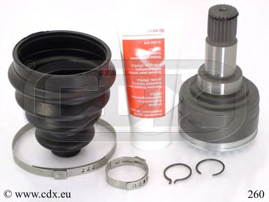 CDX 260 Шарнирный комплект, приводной вал 
