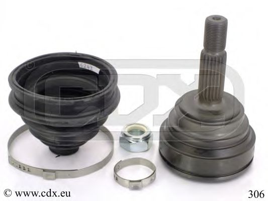 CDX 306 Шарнирный комплект, приводной вал для RENAULT 19 I (Рено 19 1) CDX 306 Шарнирный комплект, приводной вал для RENAULT 19 I (Рено 19 1)