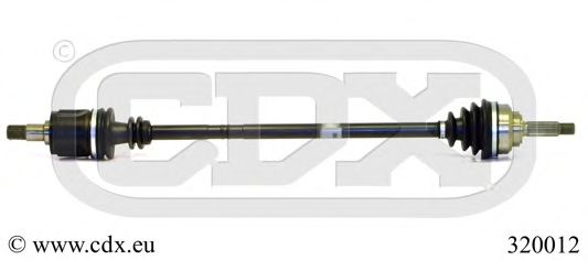 CDX 320012 Приводной вал для SKODA FELICIA II (Шкода Фелиция 2) CDX 320012 Приводной вал для SKODA FELICIA II (Шкода Фелиция 2)
