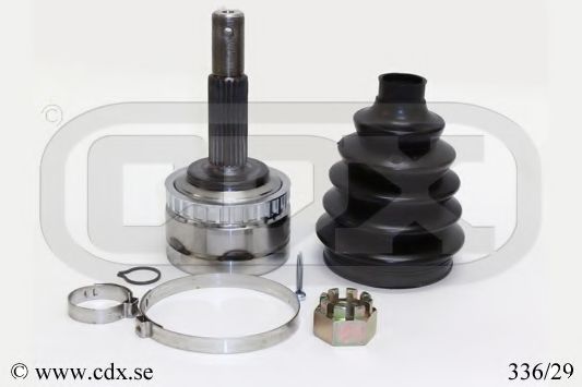 CDX 336/29 Шарнирный комплект, приводной вал для OPEL VITA C (Опель Vита c) CDX 336/29 Шарнирный комплект, приводной вал для OPEL VITA C (Опель Vита c)