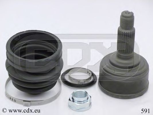CDX 591 Шарнирный комплект, приводной вал 