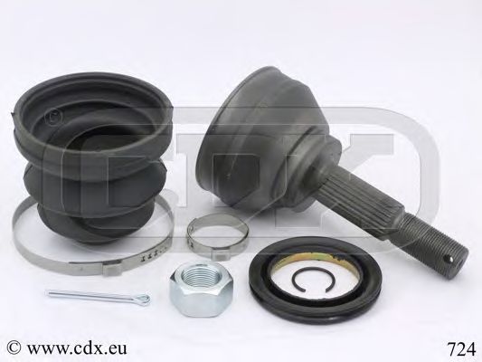 CDX 724 Шарнирный комплект, приводной вал 